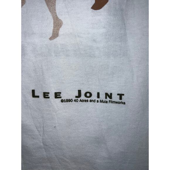 Vintage Spike Lee Shirt Jungle Fever Movie Film Newspaper Race Killer 90s Tee M - Picture 5 of 13